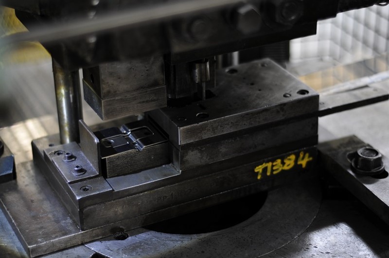 Press tool in the machine