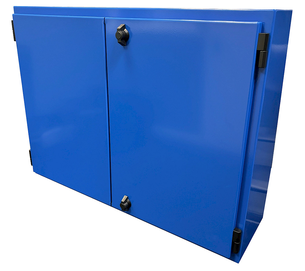Blue enclosure