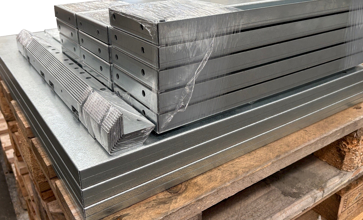 Packed sheet metal