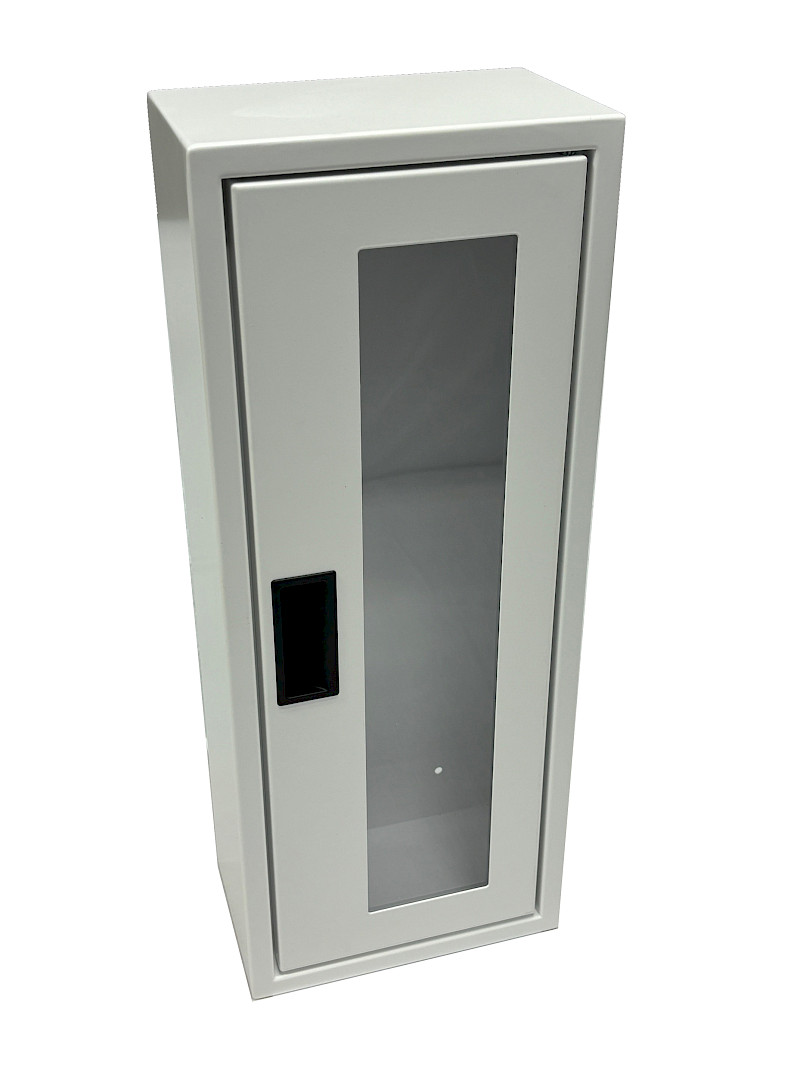Fire extinguisher locker